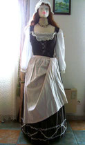 moyen age clothilde T36/40