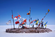 Auf dem Salar de Uyuni