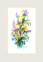 Nr. 2/201    Aquarell auf  Fin Art  Papier 70x50 cm inkl. Karton - Passepartout  € 230.-  