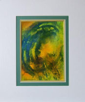 Nr.3/18  Acrylt.  auf  Fin Art  Papier 60x50 cm inkl. Karton - Passepartout   €  210,-  