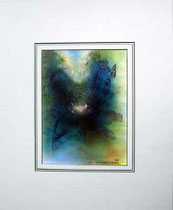 Nr. 99/11  Acrylt.  auf  Fin Art  Papier 50x40 cm inkl. Karton - Passepartout  €  160,-