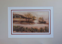 Nr. 87/001   Aquarell auf Fin Art  Papier 70x50 cm inkl. Karton- Passepartout  € 350,-