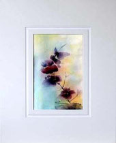 Nr. 90/04 Bl.  Aquarell auf  Fin Art  Papier 50x40 cm inkl. Karton - Passepartout  € 180.-  