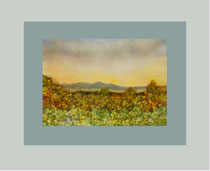 Nr.87/0   Aquarell auf  Fin Art  Papier 50x40 cm inkl. Karton - Passepartout  €  150,-