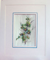 Nr. 17/04  Aquarell auf Fin Art  Papier  60x50 cm inkl. Karton - Passepartout  € 240.-   