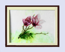 Nr. 90/12   Aquarell Mischt. auf  Fin Art  Papier 50x40 cm inkl. Karton - Passepartout  €  250,-