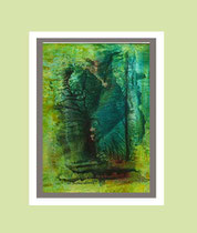 Nr. 15/13  Mischt.  auf  FinArt Papier  60x50cm inkl. Karton- Passepartout  € 260,- 