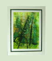Nr.14/07  Mischt. auf  Fin Art  Papier 62x50 cm inkl. Karton - Passepartout  €  260,-