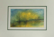 13/7 Aquarell auf Fin Art  Papier 60x43 cm inkl. Karton- Passepartout € 230,-