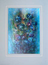 Nr. 1/02  Aquarell auf  Fin Art  Papier 80x60 cm inkl. Karton - Passepartout, Glas, Metallr. Bronz eluxiert, m. Rückwand   € 550,-
