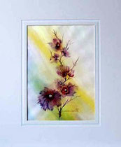 Nr. 97/10    Aquarell auf Fin Art  Papier 60x50 cm inkl. Karton - Passepartout  €o 240.-  
