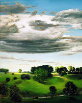 ENGLISCHE LANDSCHAFT, 2005, 100 cm x 120 cm, Eitempera und Öl auf Leinwand