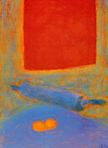 Aus dem Zyklus "NATURA MORTA", 1994, 56 cm x 76 cm, Pastellkreide 