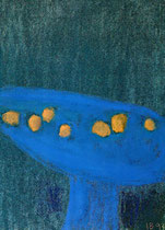 Aus dem Zyklus "NATURA MORTA", 1994, 56 cm x 76 cm, Pastellkreide