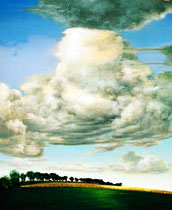 GROSSE WOLKE, 2005, 100 cm x 120 cm, Eitempera und Öl auf Leinwand
