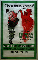 Le diable farceur - Affiche originale de Maurice Harfort -Maison Harford - 35 x 55