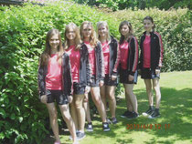 Mädchen - Von links: Hageneder Michelle, Ziegler Tanja, Stirner Celine, Müller Eva-Maria, Widl Sophia, Voggenreiter Eva