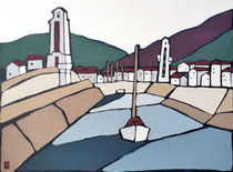 Bonjour St Jean, 60x80cm, Medium Acrylique, 2025
