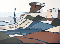 Socoa 2, 60x81cm, Medium Acrylique, 2025