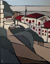 Sur les hauteurs de Guéthary 2, 65x81cm, Medium Acrylique, 2026