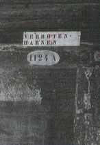 Detail mit austro-ungarischem "Harnen"-Verbot