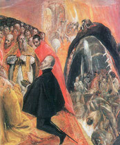 El Greco Detail aus Version London (sog.Entwurf) Anbetung ecc.