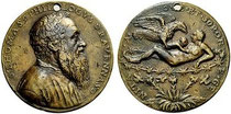 Rangone-Medaille 1560 "A Jove et sorore genita" : Hebe? Adoptionsmythos Herkules?