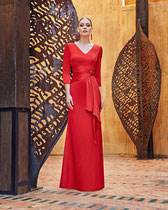 Abendmode_6_langes Kleid rot_curvy_große_Größen_plussize_von_Wundervoll_Braut_in_Hannover_Isernhagen