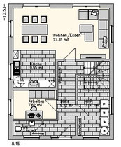 Obergeschoss Haus Münsterland 2023
