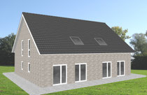 Gartenseite Haus Soest 2023