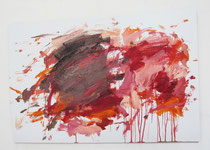 Viscerals, oil on board, app. 24.5" x 34.5", 2023