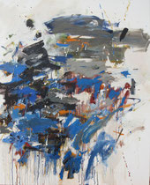Alphabets for Painter, oil on canvas, 41" x 33", 2022