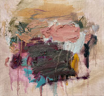 Sealing Process - Decade Three, oil on canvas, 20" x 22", 2026