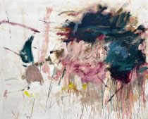 Wait, Stain, oil on canvas, 46" x 57", 2024