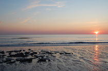 Sonnenuntergang vor Sylt