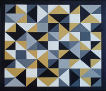 Sudoku 2, 70x60cm, Öl auf Leinwand (2017)