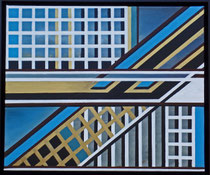 Übermalung 2, 50 x 60cm, Öl auf Leinwand,  (2017)