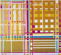 Gitter, 60x66cm, Öl auf Leinwand (2022)