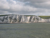 Abschied von England mit Blick auf die Klippen in Dover