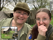 Samen met mijn vader een bereal maken in Dordrecht.