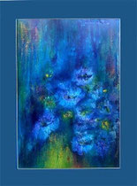 Nr.1/01  Aquarell auf  Fin Art  Papier 88x66 cm  Karton - Passepartout, inkl. Glas, mit Holzrahmen u. Rückwand  €  750,-