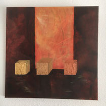 Produkt-Nummer: Bi10 Deko Würfel, 40x40, Acryl auf Leinwand, Preis CHF 90