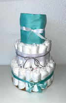 Farbkombi Mint/Grau mit mint Nuscheli
