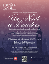 Noël 2023 : Un Noël a Londres, en trois temps : Handel, Mendelssohn, Holst