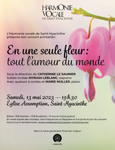 Mai 2023 : En une seule fleur : tout l'amour du monde