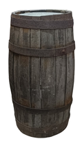 Tonel madera vintage. 76x38x35