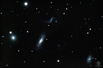 LEO Quartet (NGC 3185, NGC 3187, NGC 3190, NGC 3193) / Fujifilm X-T3 /  ISO 10 000 / 1 h 30 min. /  14 Zoll Ritchey-Chretien Spiegelteleskop d=36 cm, f= 3400 mm