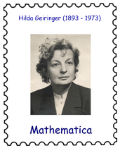 Kalenderblatt November 2023 Hilda Geiringer