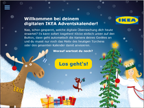 IKEA Adventskalender-App 2018 - Rezept-Screen: Grafik- und UI-Design unter Einhaltung des CI und der Verwendung bestehender Illustrationen; © IKEA / Oetinger Corporate