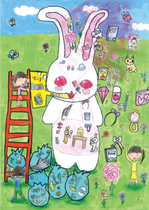 ２０１８年度夏休みエコ絵画コンクールエコアイデア賞受賞生徒作品
